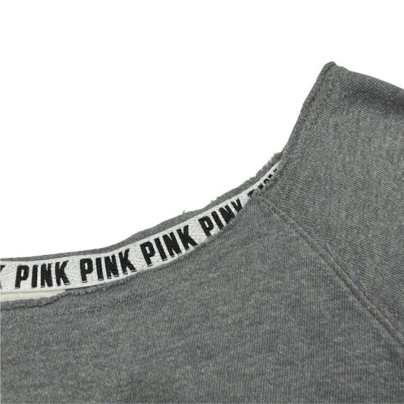 Victoria's Secret Pink Wide Neck French Terry Sweatshirt - Picture 3 of 8